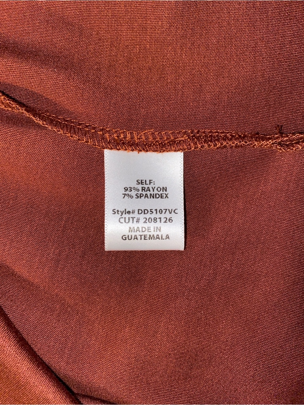 Vici Rust Midi Halter Fitted Dress - Picture 12 of 12